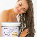 Application du Masque Capillaire Pipeska – soin nourrissant cheveux texturésRoutine capillaire Pipeska : Masque Lingzhi 500ml, Shampooing Ocean Clean et Caribbean Fusion Masque Capillaire Bio Pipeska – Hydratant & Réparateur 500 ml