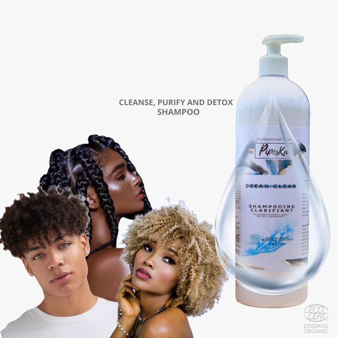 Shampooing Clarifiant BIO Ocean Clean – Détox  | Cosmos Organic 1L - Imagen 2
