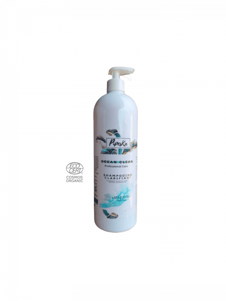 Shampooing Clarifiant Bio Ocean Clean – Cosmos Organic -Expertise Détox Pipeska 1000 ml