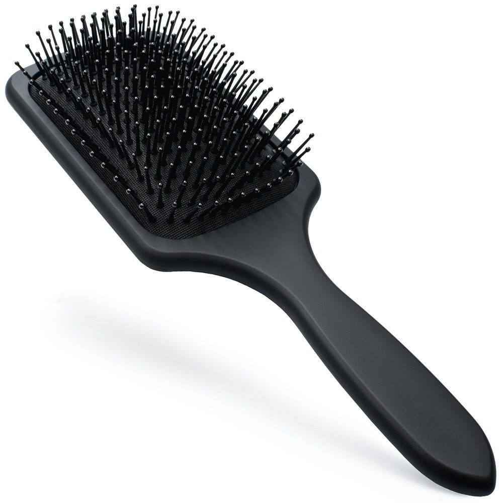 Descubra el cepillo desenredante ergonómico, la herramienta ideal para un desenredado suave y eficaz al tiempo que cuida su cuero cabelludo. Con su mango ergonómico y sus dimensiones de 25 x 7,5 x 4 cm, es cómodo de sostener y perfecto para el uso diario en casa o de viaje.