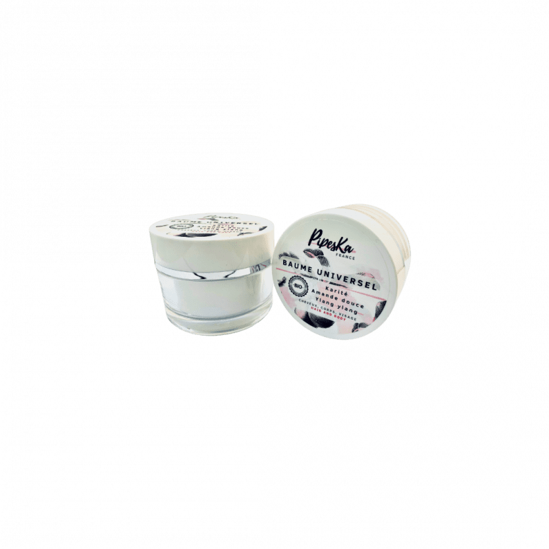 Baume Universel Bio & 100% Naturel | Soin Visage, Corps, Cheveux | Pipeska