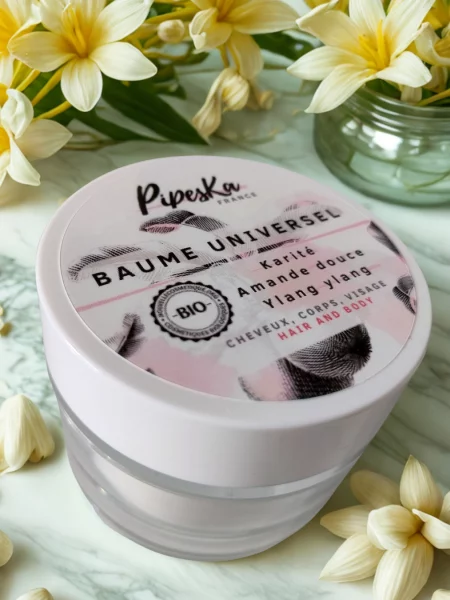 Baume Universel Bio & 100% Naturel | Soin Visage, Corps, Cheveux | Pipeska