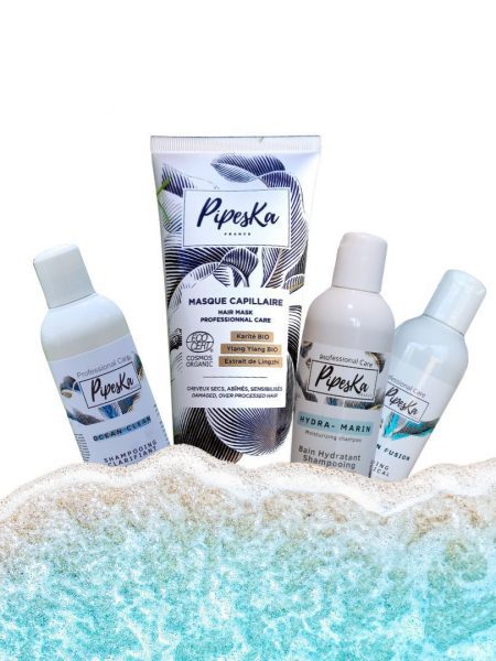 Gamme de soins capillaires bio Pipeska pour cheveux bouclés, frisés et crépus