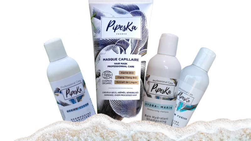 Pipeska gama de cuidado capilar ecológico para cabello rizado, encrespado y encrespado