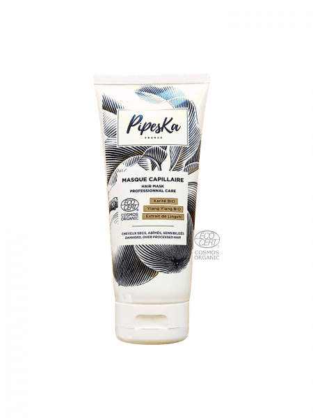 Masque Réparateur COSMOS Organic Pipeska au Lingzhi – Cheveux Bouclés, Frisés & Crépus | 200 ml